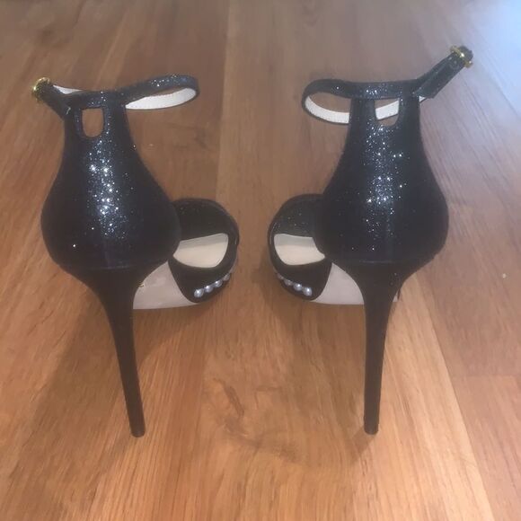 Stuart Weitzman Nudist Disco Pearl Sandals - Picture 9 of 11